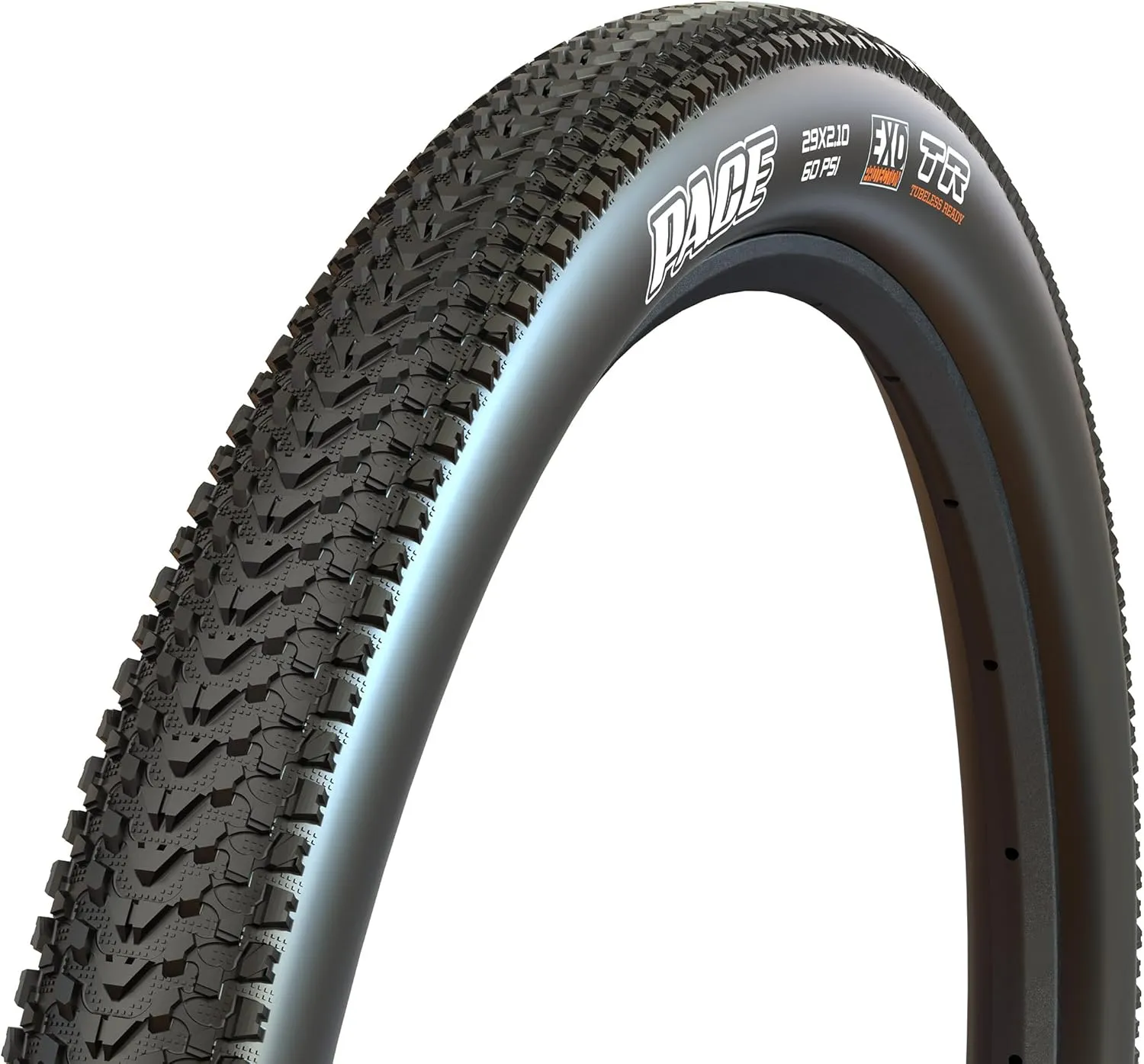 Maxxis Pace - 29x2.10 - Mountain Bike Tire, Dual Compound with EXO Puncture Protection, Tubeless Ready, E25, 53-622