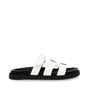 MAYVEN-CN WHITE ACTION LEATHER SANDALS