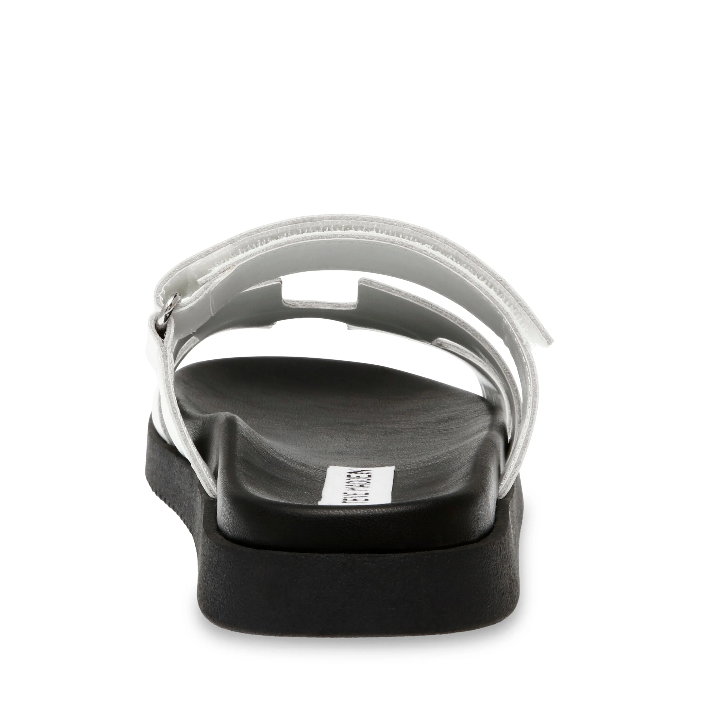 MAYVEN-CN WHITE ACTION LEATHER SANDALS