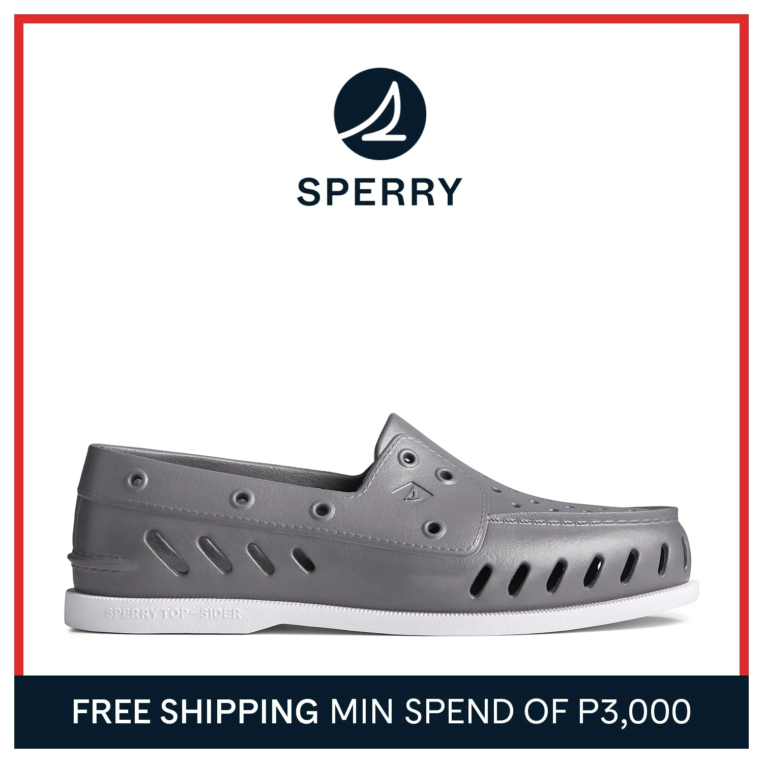 Men's Authentic Original Float Grey Boat Shoe (STS23290)