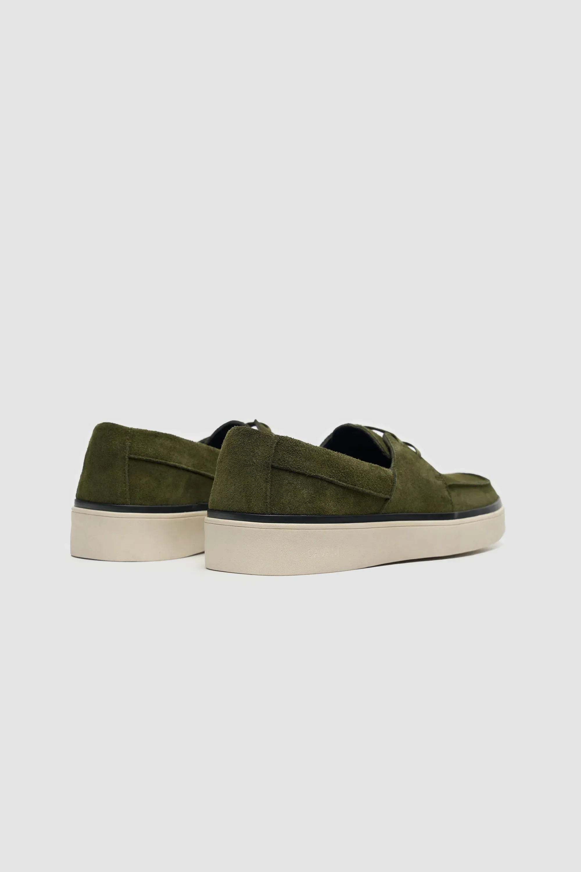 Men’s Casual Suede Slip-On Loafers - Amalfi - Olive Green
