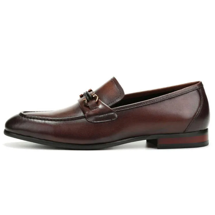 Men's Premium Leather Buckle Loafers for Style and Comfort
