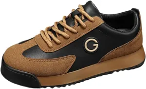 Men's Retro Sneakers Casual Low-Top Lace-Up Shoes Attire and Sports, Versatile Trainers