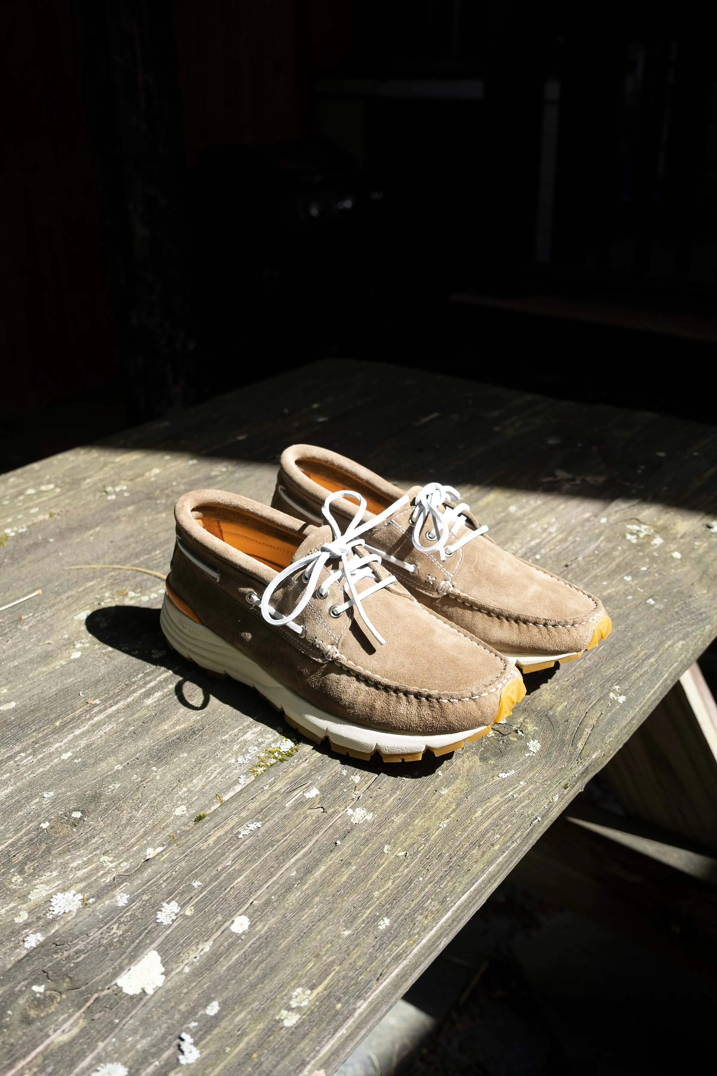 Merrimack Boat Shoe - Dark Sand Suede