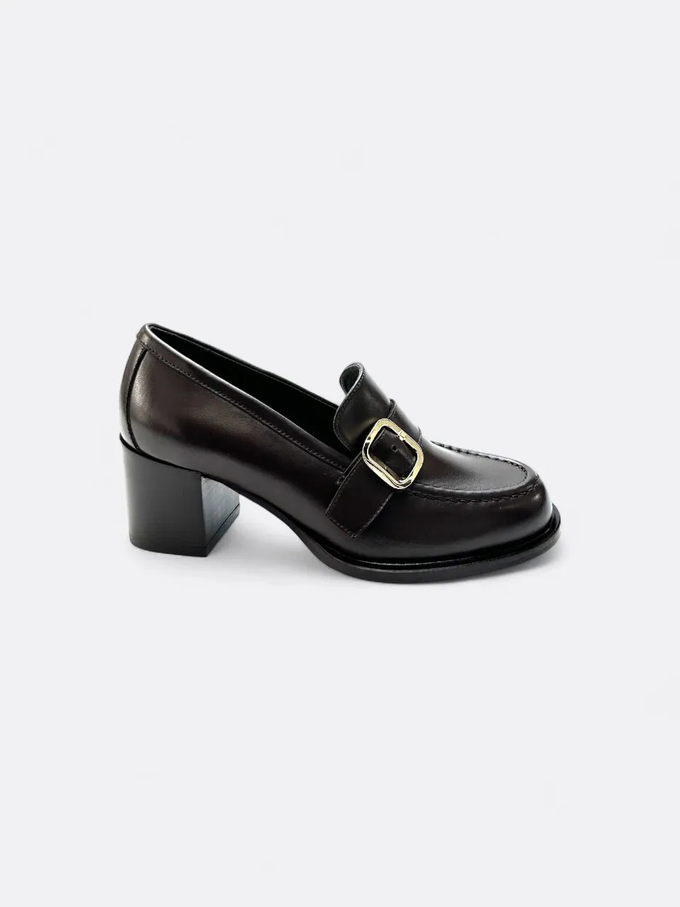 Mocassins with heel