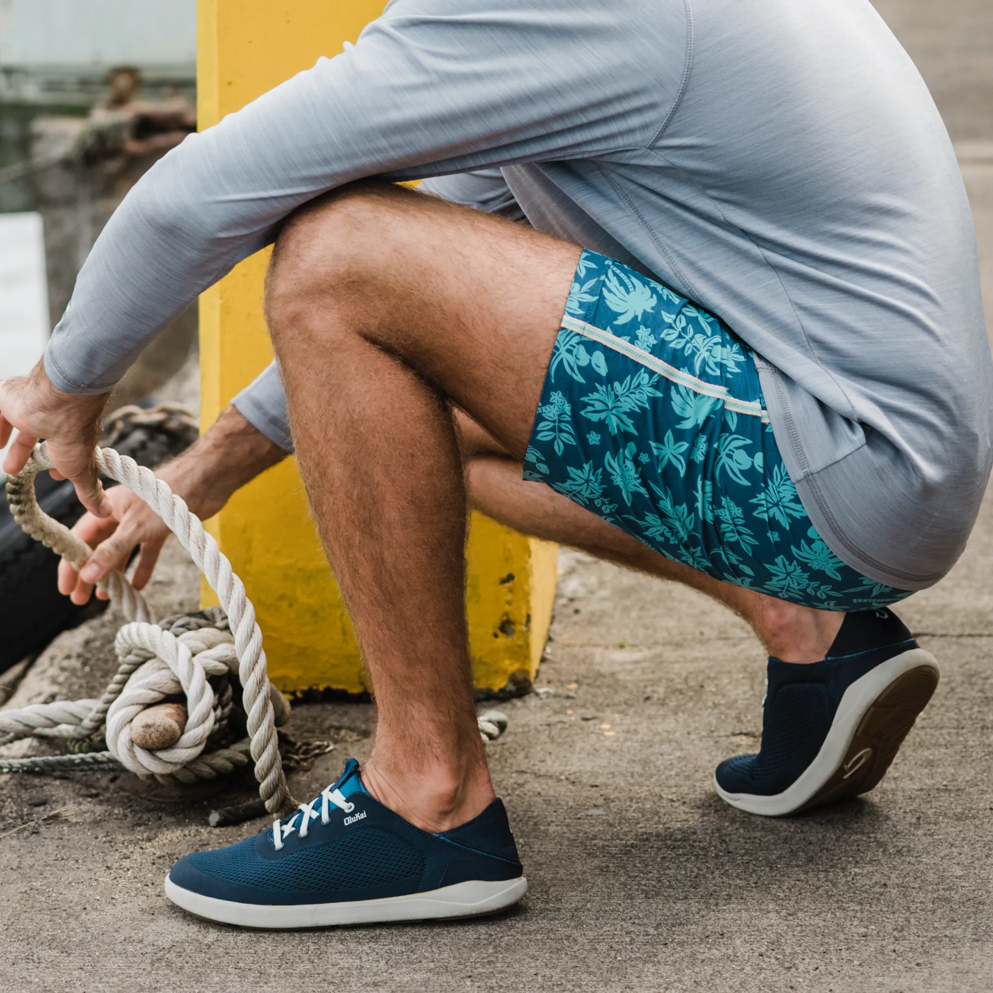 Moku Pae - Trench Blue / Off White