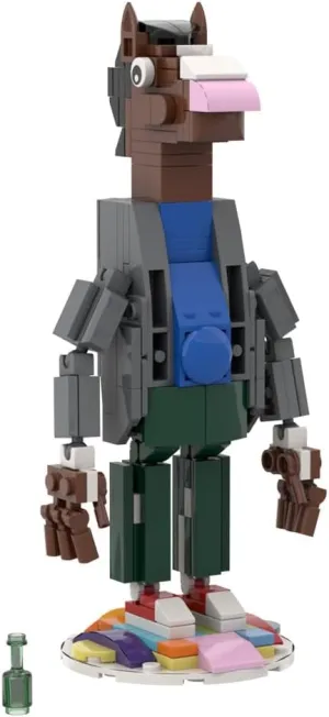 Mr BoJack Building Blocks Set, Horseman TV Show Action Figure Model Kit for Fans, BoJack Horsin CreativeToy for Boys Girls Adult, Christmas Birthday Gift