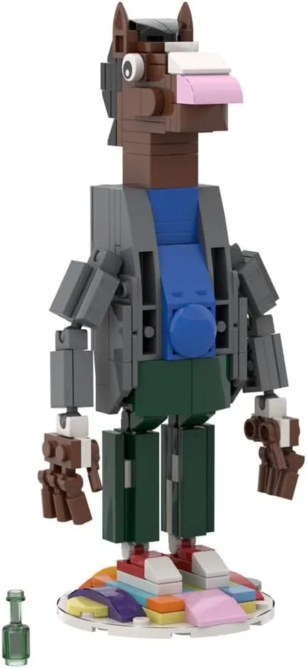 Mr BoJack Building Blocks Set, Horseman TV Show Action Figure Model Kit for Fans, BoJack Horsin CreativeToy for Boys Girls Adult, Christmas Birthday Gift