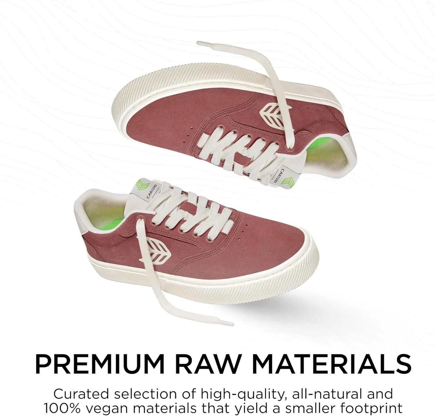 NAIOCA Suede Sneakers, Comfortable Shoes for Women, Lightweight & Sustainable, Versatile Casual Footwear with 100% Vegan Insoles, Rubber Soles