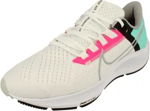 Nike Air Zoom Pegasus 38 Mens Running Trainers CW7356 Sneakers Shoes (UK 11 US 12 EU 46, White Wolf Grey Hyper Pink 102)