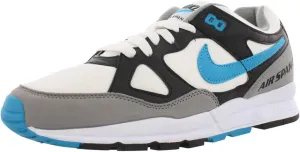 NIKE - BNWT & BOX - MEN - NIKE AIR SPAN 2 SHOES SNEAKERS MEN URBANS LEISURE AH8047-001 - 8.5 - BLACK/LASER BLUE-DUST-WHITE