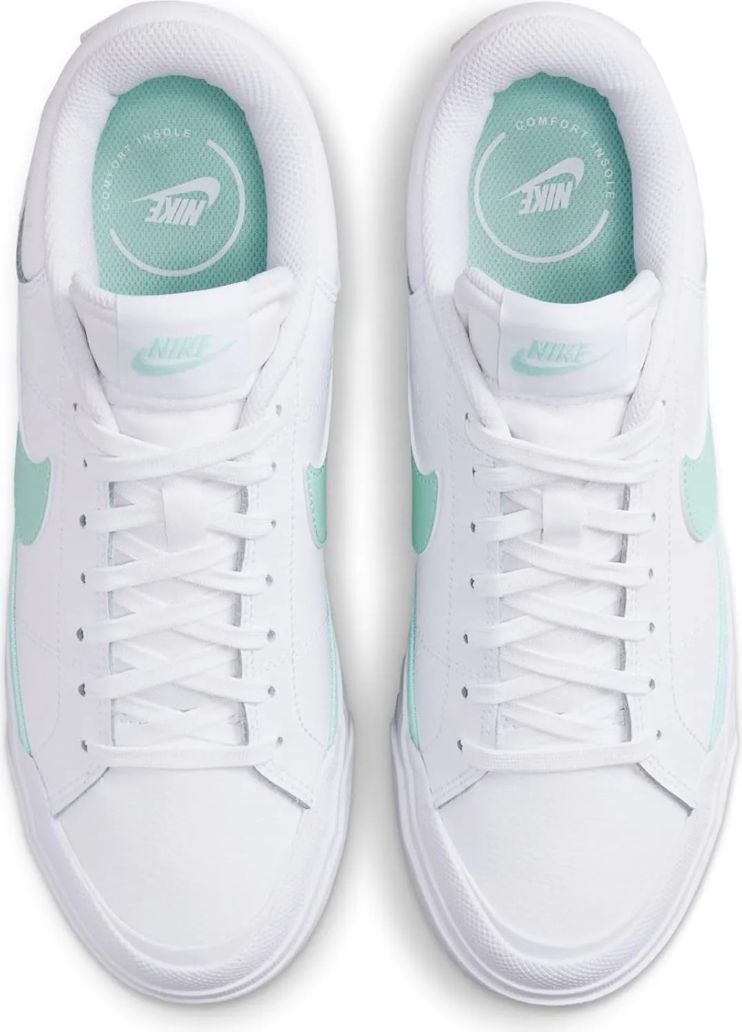 Nike Court Legacy Lift MT - Women's (FZ3770-100, White/Mint Foam/Barely Green)