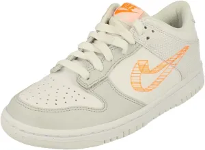 Nike Dunk Low SE GS M Trainers DR0171 Sneakers Shoes (UK 4.5 us 5Y EU 37.5, White Total Orange 100)