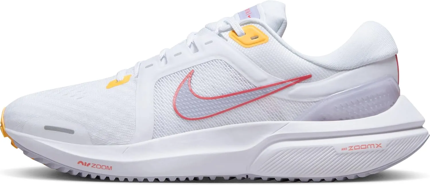 Nike Womens Air Zoom Vomero 16 Running Trainers DA7698 Sneakers Shoes (UK 6 US 8.5 EU 40, White Oxygen Purple sea Coral 105)