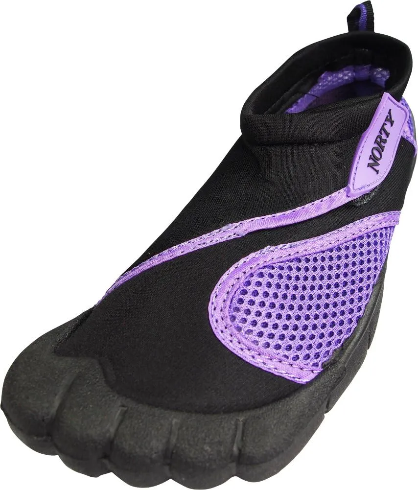 NORTY Women's Water Shoes - Aqua Swim Socks for Beach, Boat, and Pool - Skeletoe Barefoot Design - Cruise Ship Essentials - Hiking and Camping Footwear