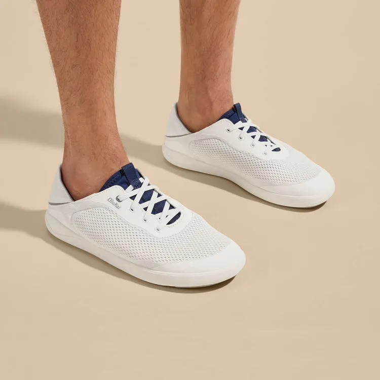 OluKai Moku Pae Slip On - Bright White/Pacifica