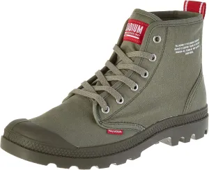 Palladium Unisex Pampa Dare Hi-Top Trainers, Green Olive Night K78, 6 US Women