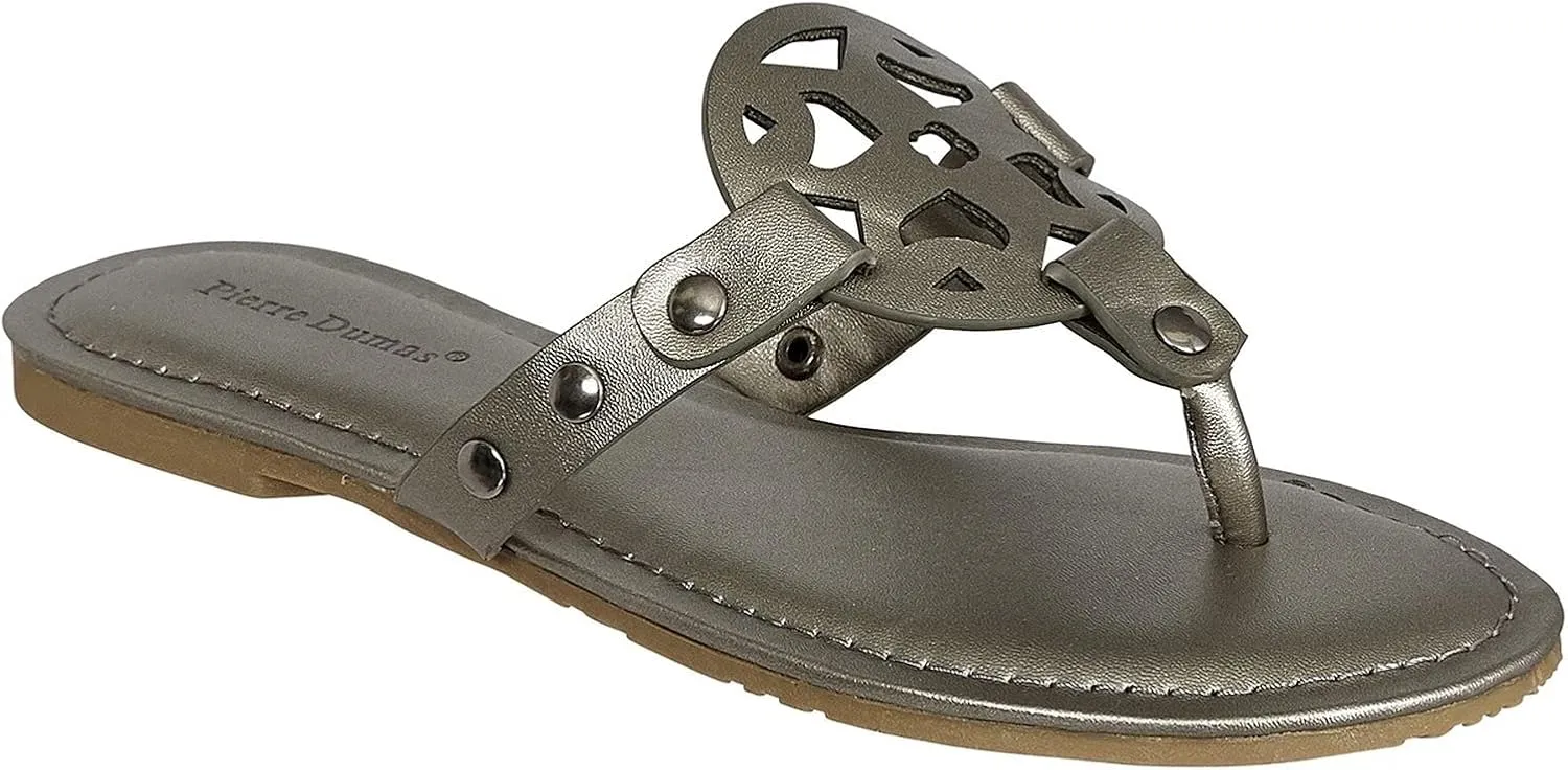 Pierre Dumas Women's Colored Flat Sandals