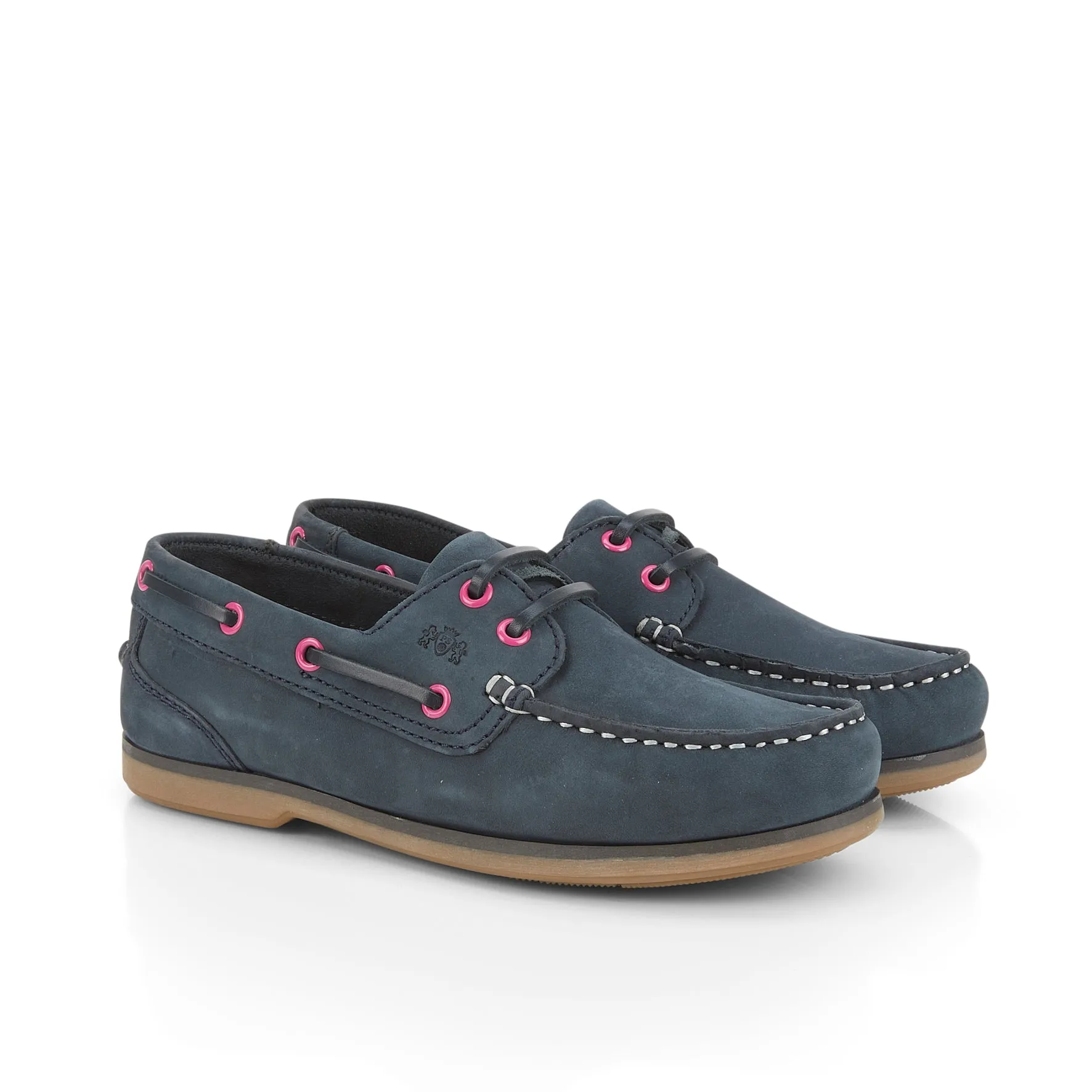 Pippa Women's Boat Shoes - NAVY/PINK