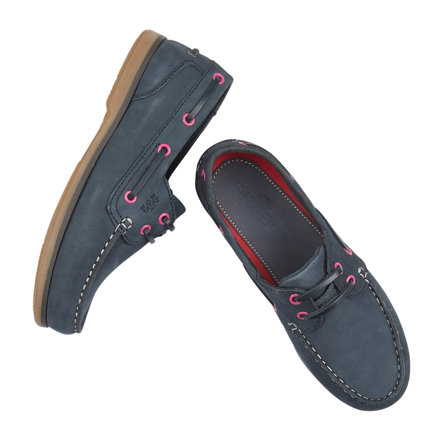 Pippa Women's Boat Shoes - NAVY/PINK