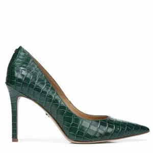 Pointed Sam On Stiletto Heel Toe Fashion Hazel Ivy Green Edelman Pumps Slip Global shipping Creative