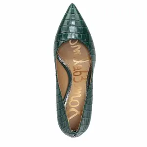 Pointed Sam On Stiletto Heel Toe Fashion Hazel Ivy Green Edelman Pumps Slip Global shipping Creative