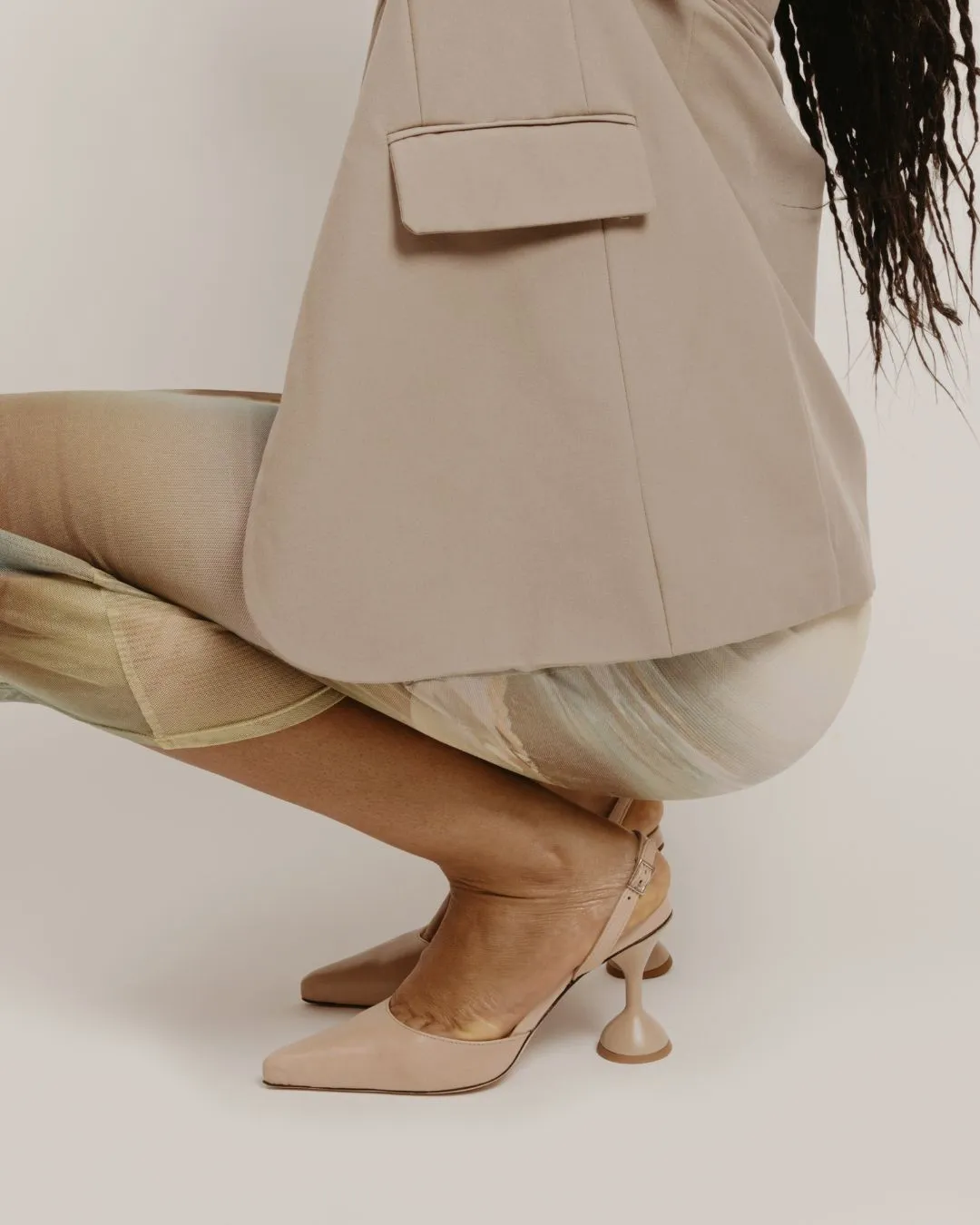 Praia Pump in Nude