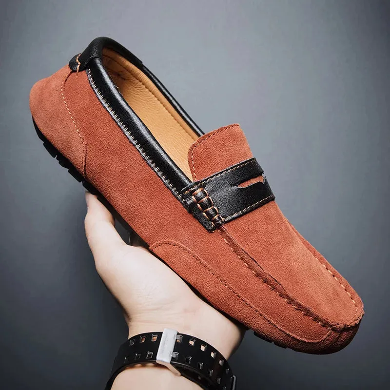 Prestige Suede Slip-Ons