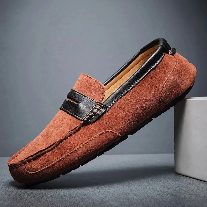 Prestige Suede Slip-Ons