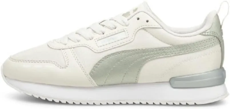 PUMA R78 Metallic Pop Women's Sneakers in White, Size 7 M US