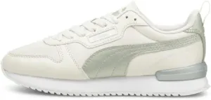 PUMA R78 Metallic Pop Women's Sneakers in White, Size 7 M US