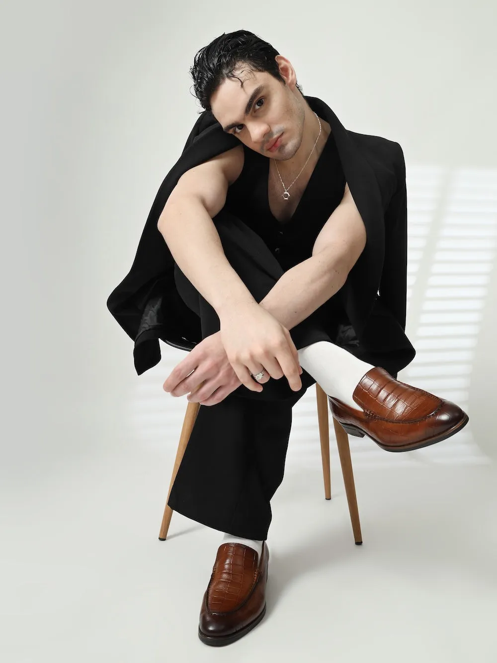 Rome Tan Loafers