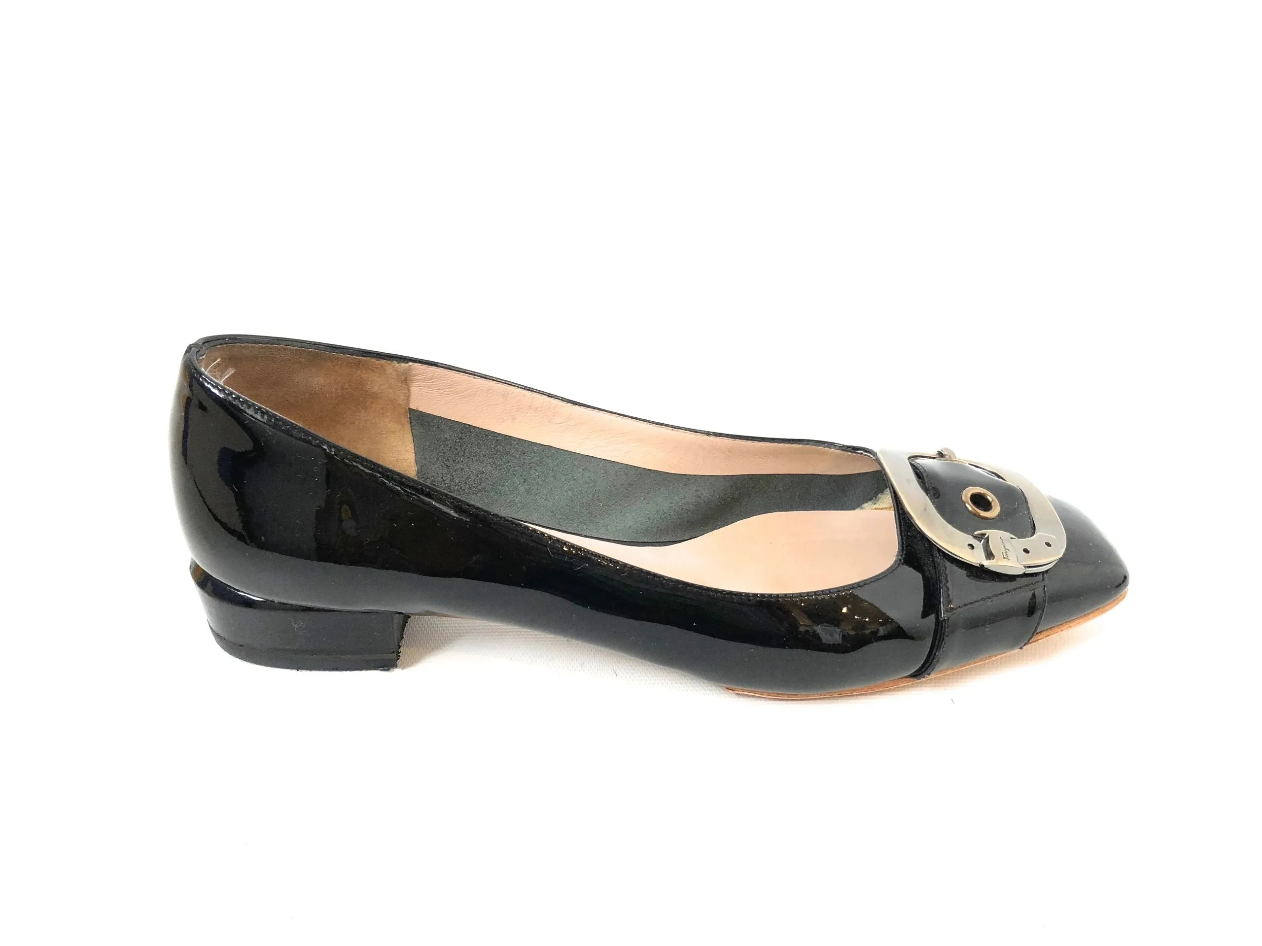 Salvatore Ferragamo Buckle Pump Size 9.5 C