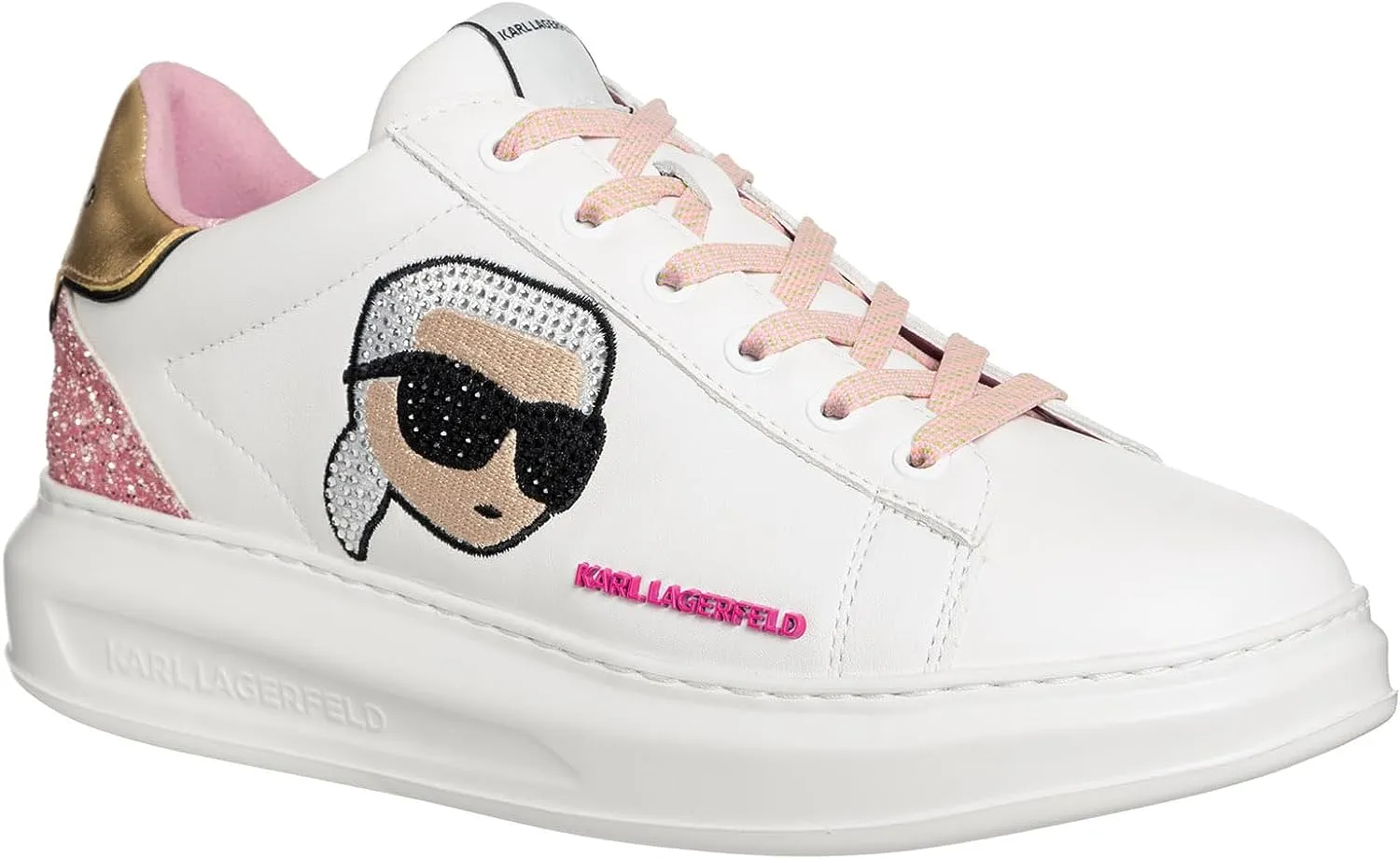 Sneakers Karl Lagerfeld Donna Bianco/Rosa