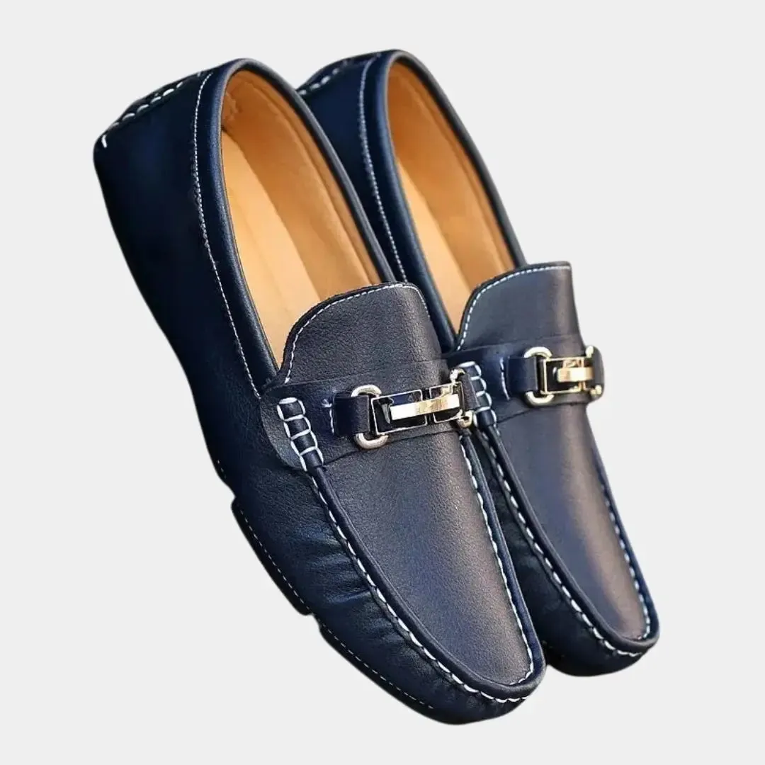 Sophisticated Leather Loafers - Arvenis Co
