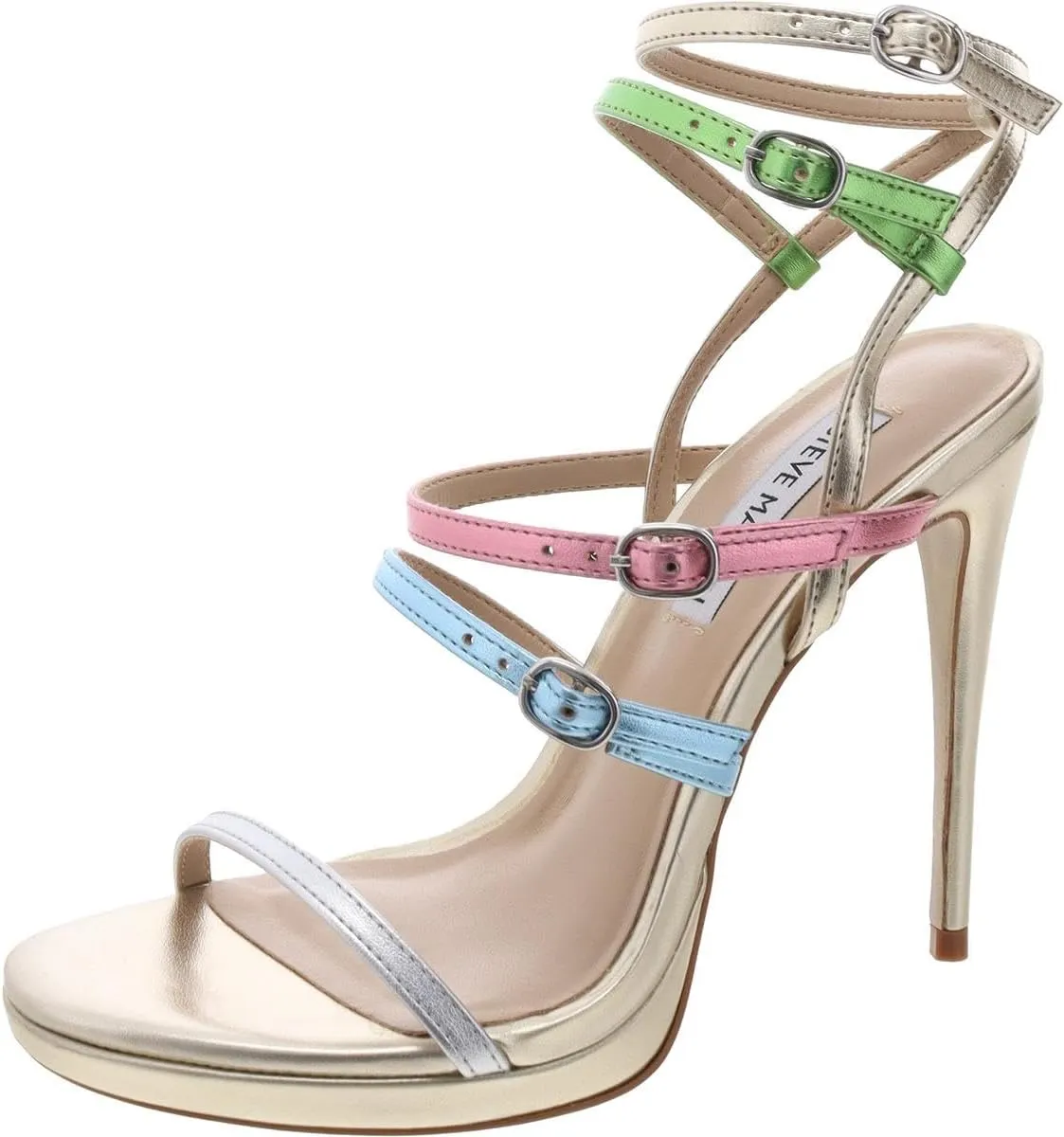 Steve Madden Womens Jubliant Buckle Lace-Up