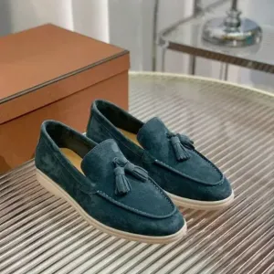 Suede Tassel Loafers