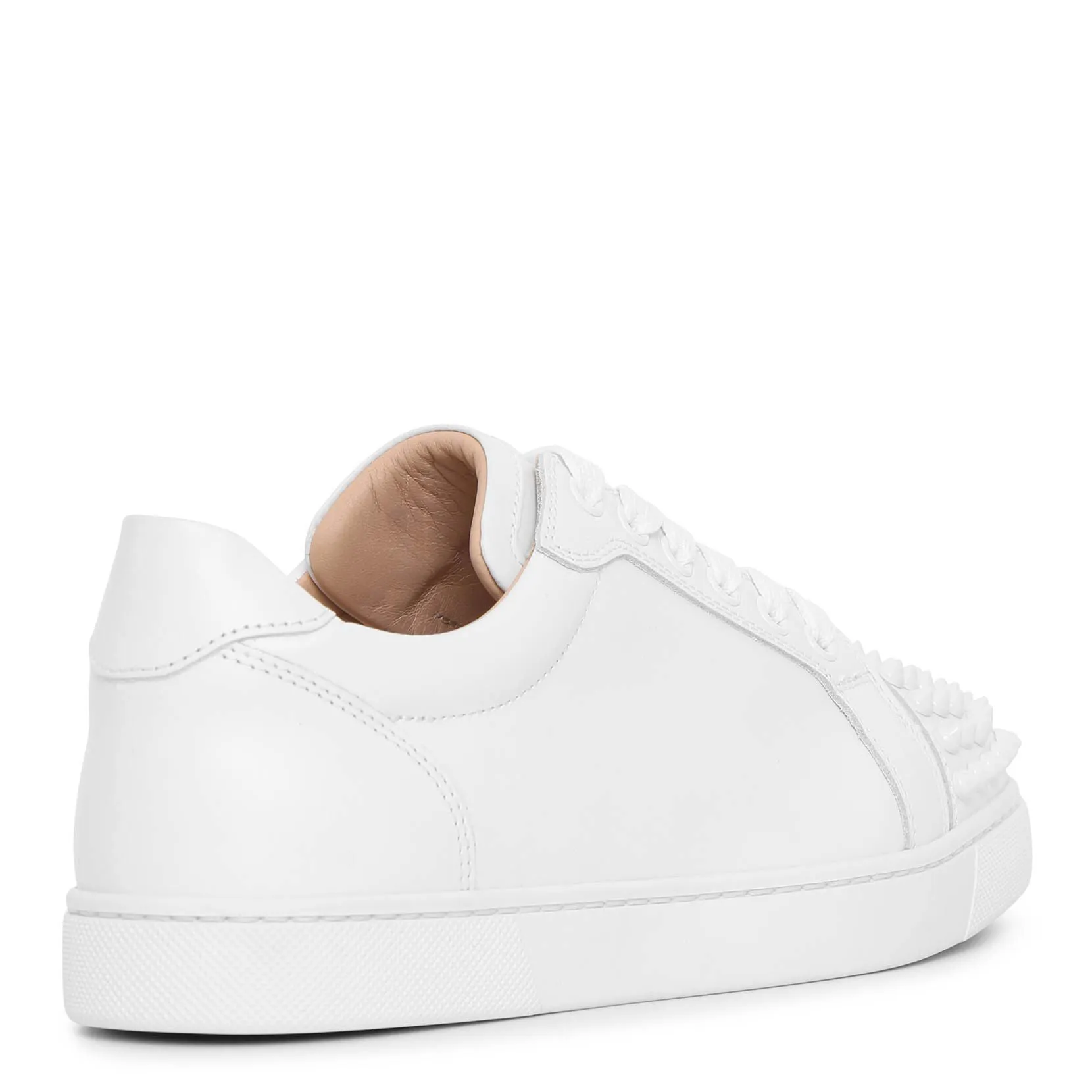 Vieira Spikes flat white sneakers