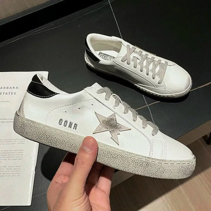 Vintage white sneakers