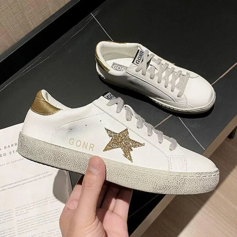 Vintage white sneakers