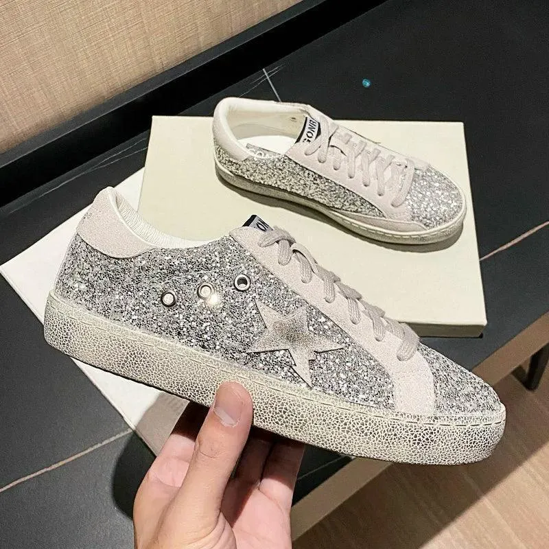 Vintage white sneakers