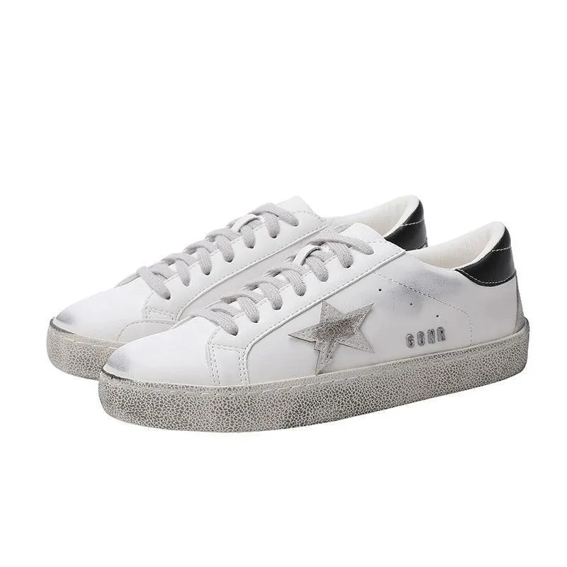 Vintage white sneakers