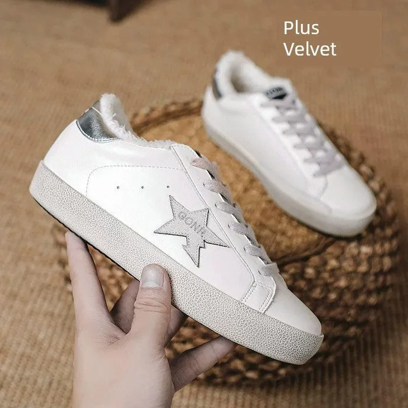 Vintage white sneakers