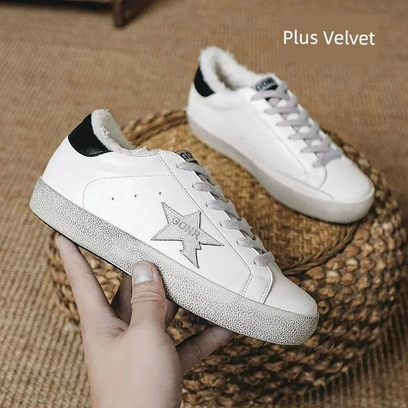 Vintage white sneakers