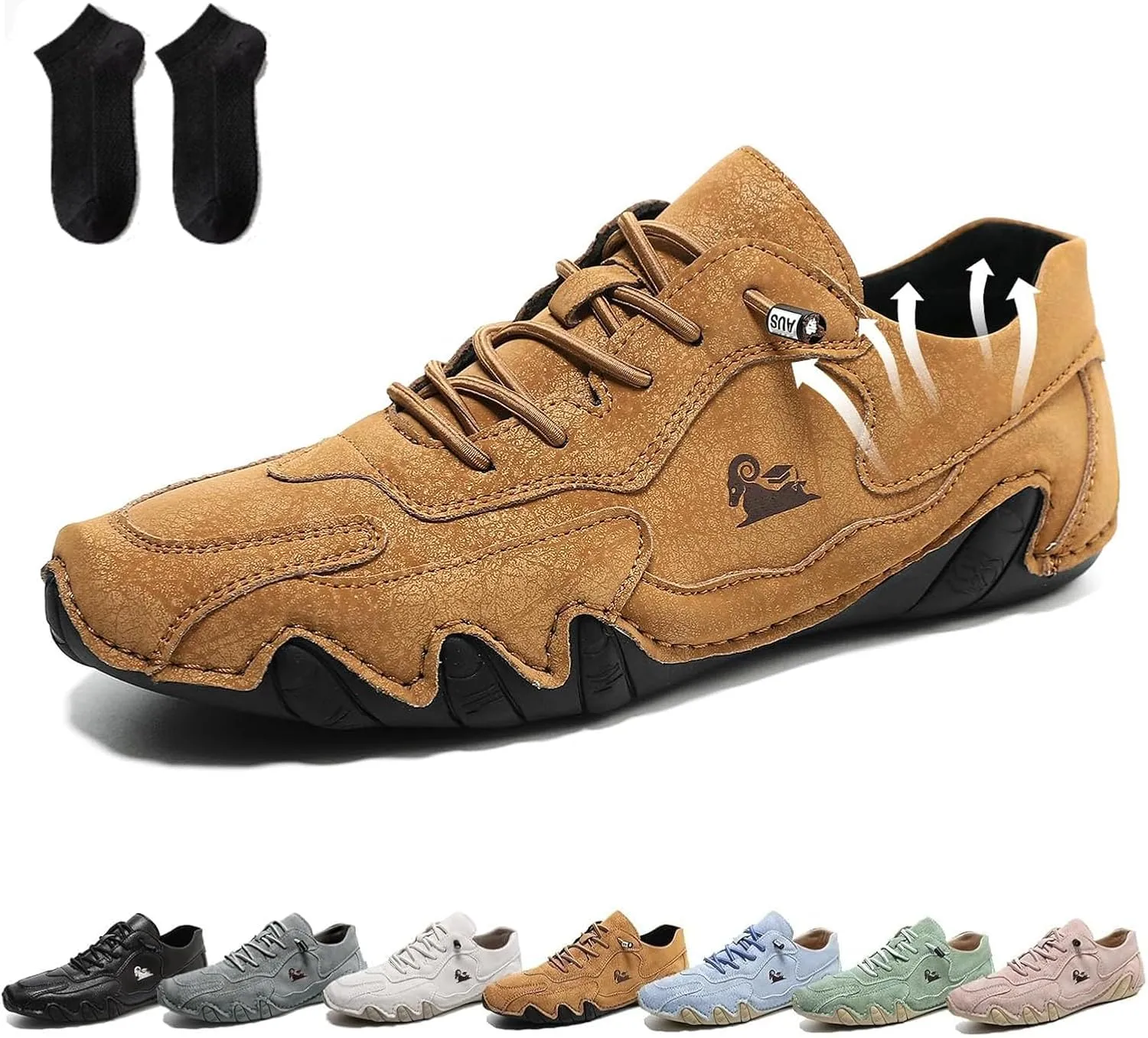 Vogany Shoes Orthopedic Sneakers Women,Vogldeck - Waterproof and Breathable Orthopedic Unisex Outdoor Arch Support Hiking and Walking Shoes