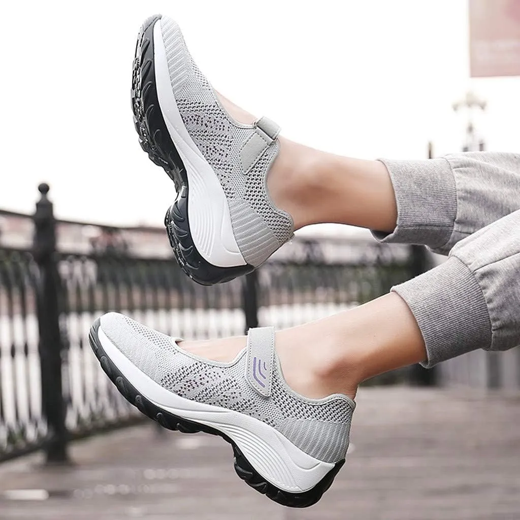 Women's Fashion Sneaker Mesh Slip On Black Non Slip Shoes for Women Comfortable Orange Tennis Shoes for Women Black Loafers Shoes Women Leather Sneakers